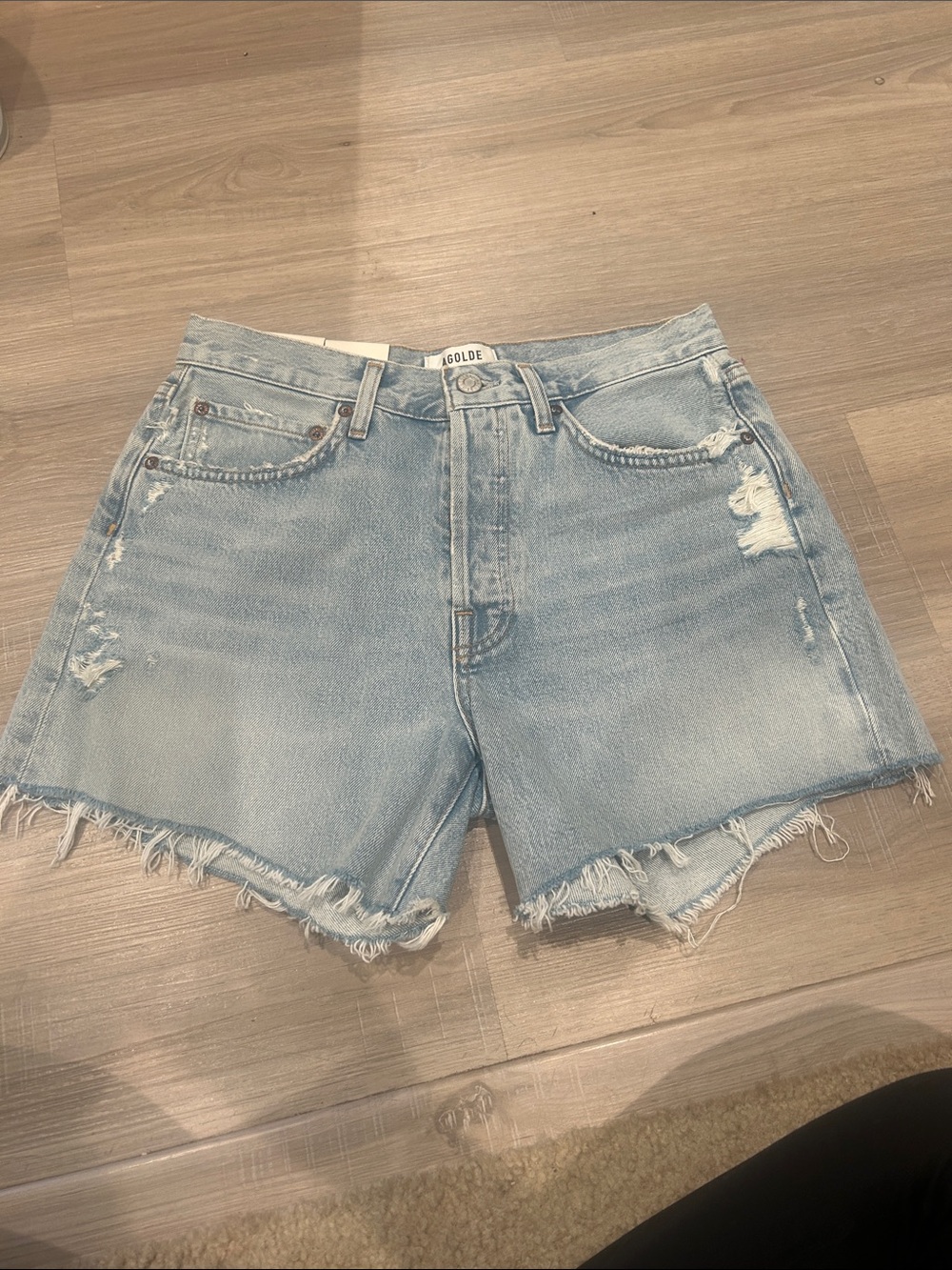 NWT AGOLDE Parker Long Short: Color Parade